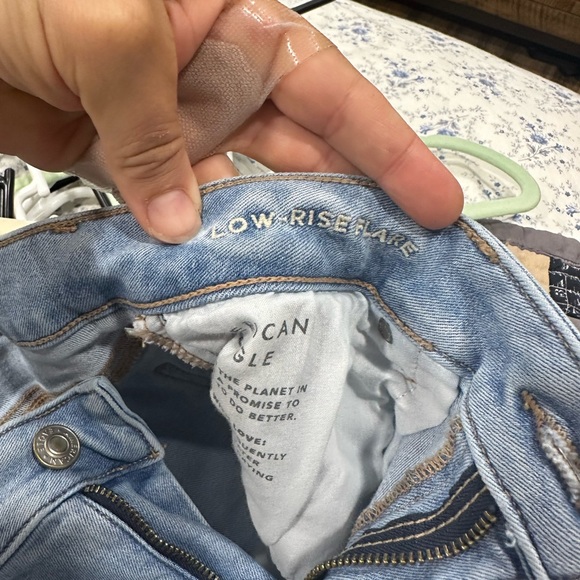 American Eagle ripped knee flare jeans - Picture 6 of 6